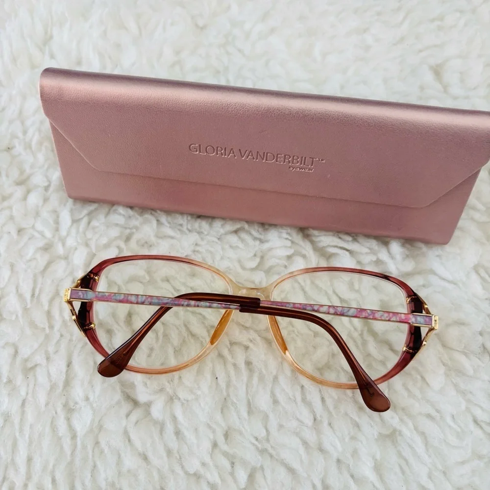 Gloria Vanderbilt Zyloware 265 Women's Multicolor Glasses Frame Only w/ case